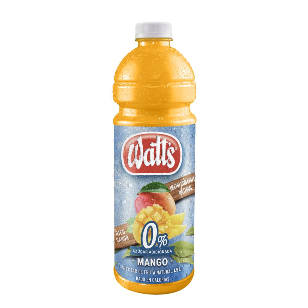 JUGO WATTS MANGO 0% 1.5LT JUGO WATTS MANGO 0% 1.5LT