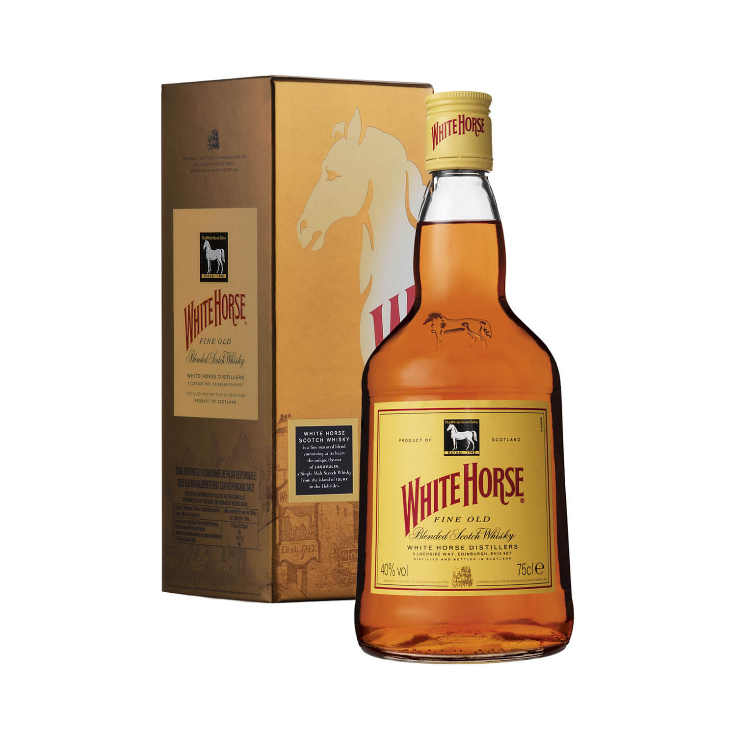 WHISKY WHITE HORSE 40% 750CC WHISKY WHITE HORSE 40% 750CC