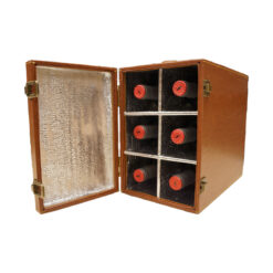 SH-28 MALETA VINO 6 BOT. CAFÉ MORO