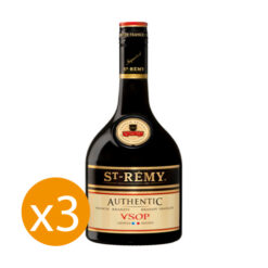 BRANDY ST REMY VSOP 40% 700CC X3