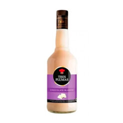 TRES PLUMAS CHOCOLATE BLANCO 17° 700 CC